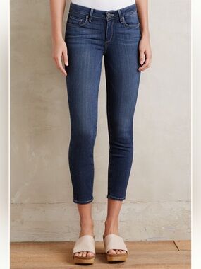 Anthropologie PAIGE verdugo crop denim size 27
